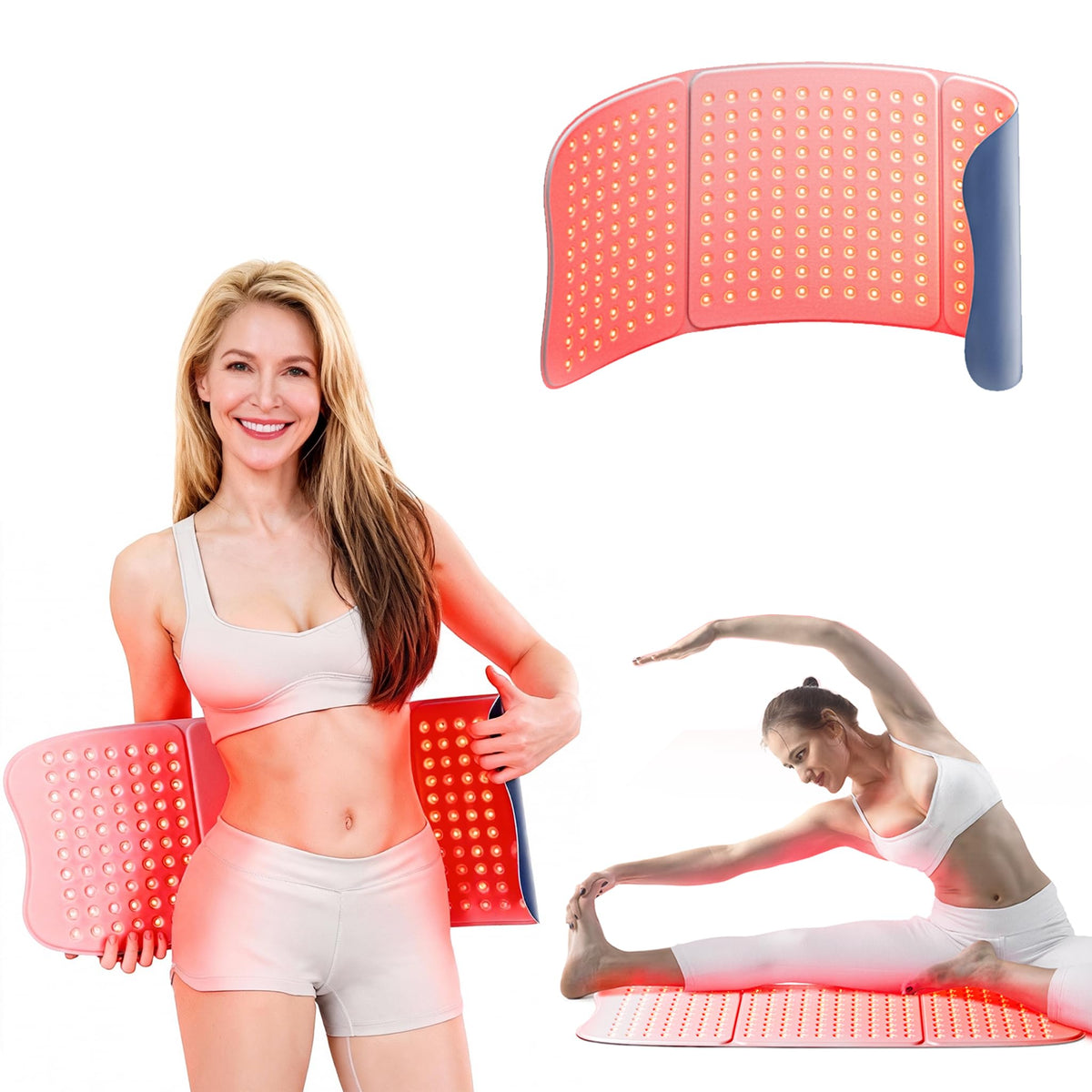 YOEYOU red light pad with full back coverage for targeted sessions