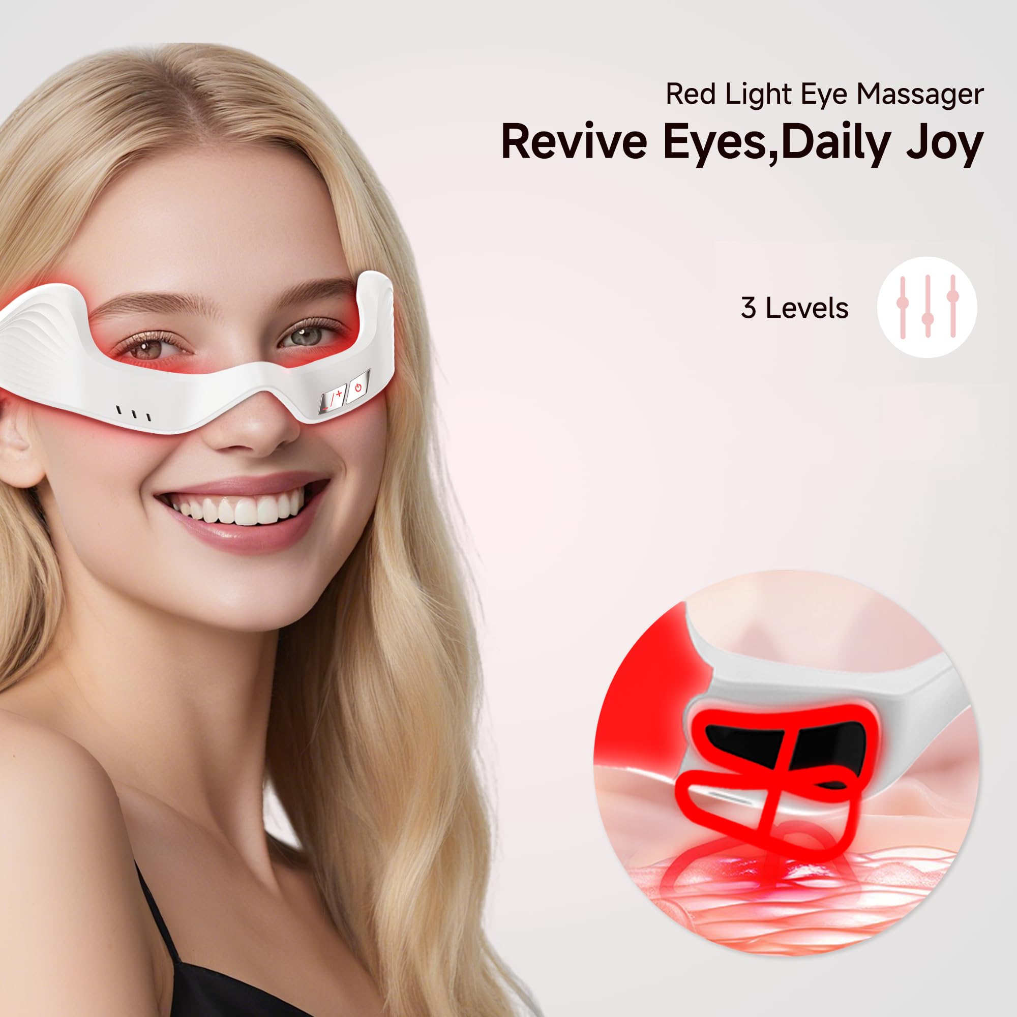 YOEYOU under-eye treatment demonstrates a precise 3D contour fit for even coverage.