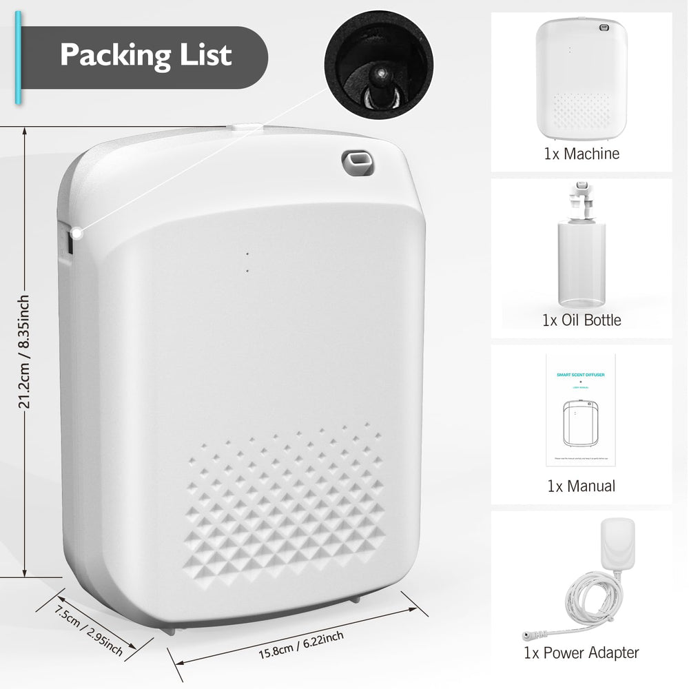Yofuly cold air diffusion, micro-particle aroma with 360-degree reach.