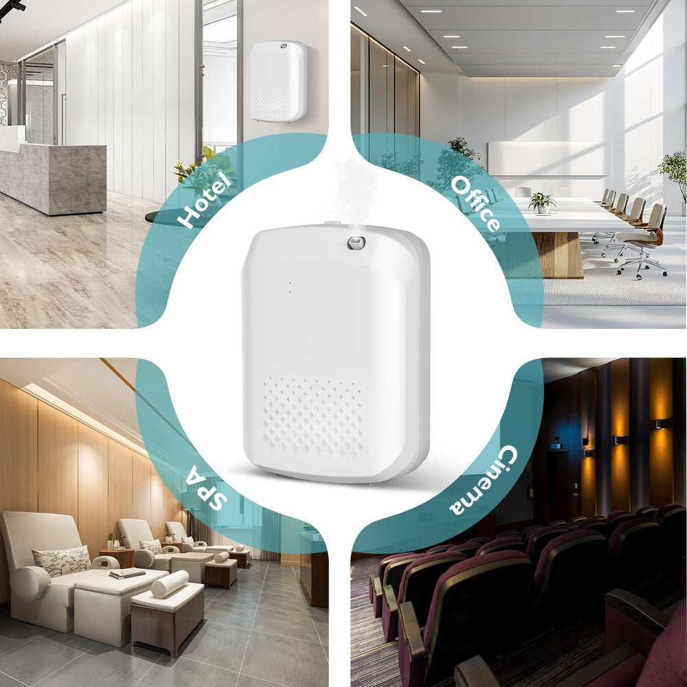 Yofuly waterless operation, clean, maintenance-friendly fragrance system.