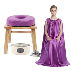 Yofuly Yoni steamer chair wooden seat for comfortable at home sessions.