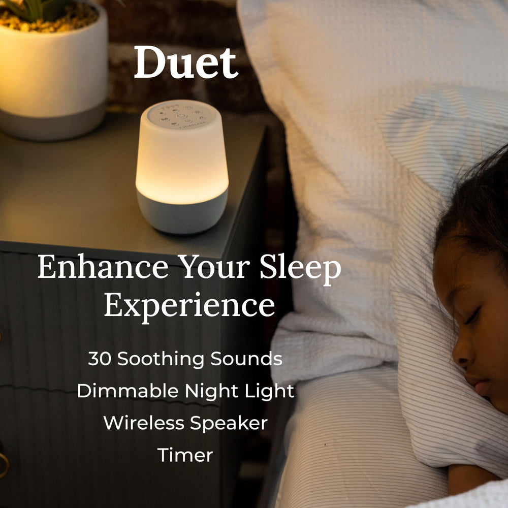 Yogasleep Duet amber night-light gives gentle glow for late-night feeds.