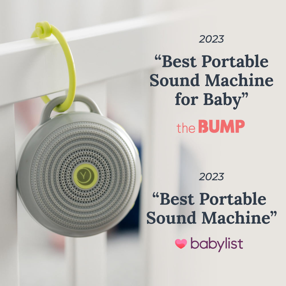 Yogasleep Hushh offers three sounds for adaptable soothing across settings.