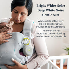 Yogasleep Hushh volume control tailors sound for different environments.