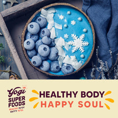 Yogi Super Foods packaging highlighting sustainability and freshness