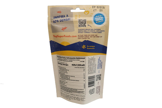 Yogi Super Foods blue spirulina powder scoop for easy protein-rich additions