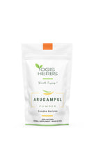 YOGIS HERBS Arugampul powder bottle for daily wellness and gentle detox.