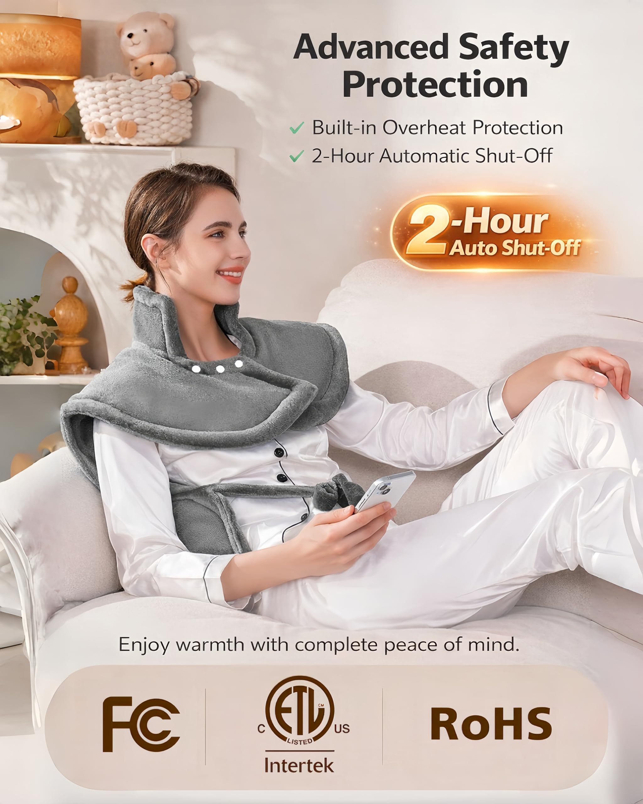 Yokimisu ETL-certified safety with auto shutoff