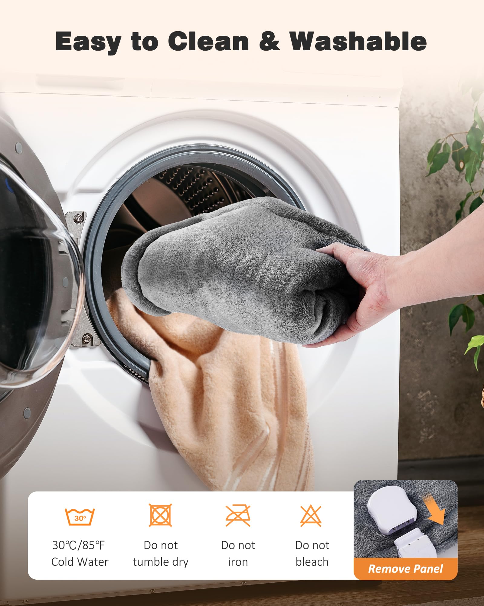 Yokimisu machine-washable pad stays clean after use