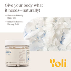 Yoli Alkalete bottle in kitchen scene for convenient daily use