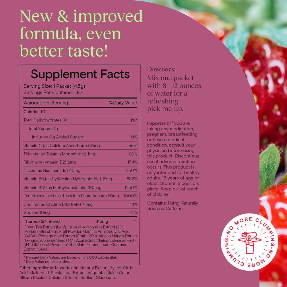 Yoli Passion Berry scoop measuring a perfect serving.