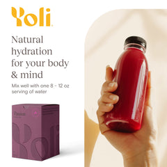 Yoli Passion Packaging back shows gluten and soy free claims.
