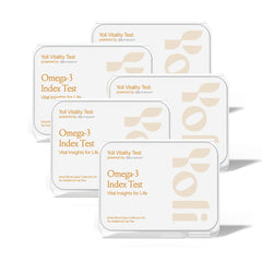 Yoli Vitality Test Kit box front for at-home omega-3 testing