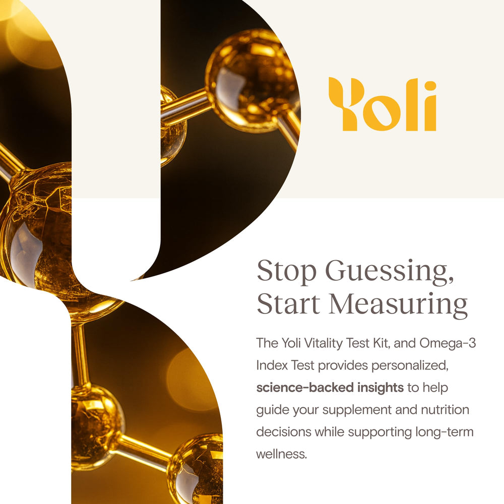 Yoli Vitality Test Kit detailed lab report with omega-3 index