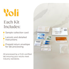 Yoli Vitality Test Kit lab results delivered to inbox securely