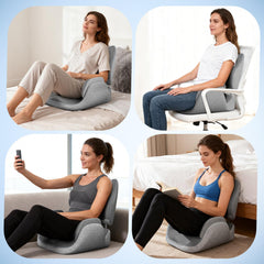 Yolid foldable massage chair compact for easy transport and storage.