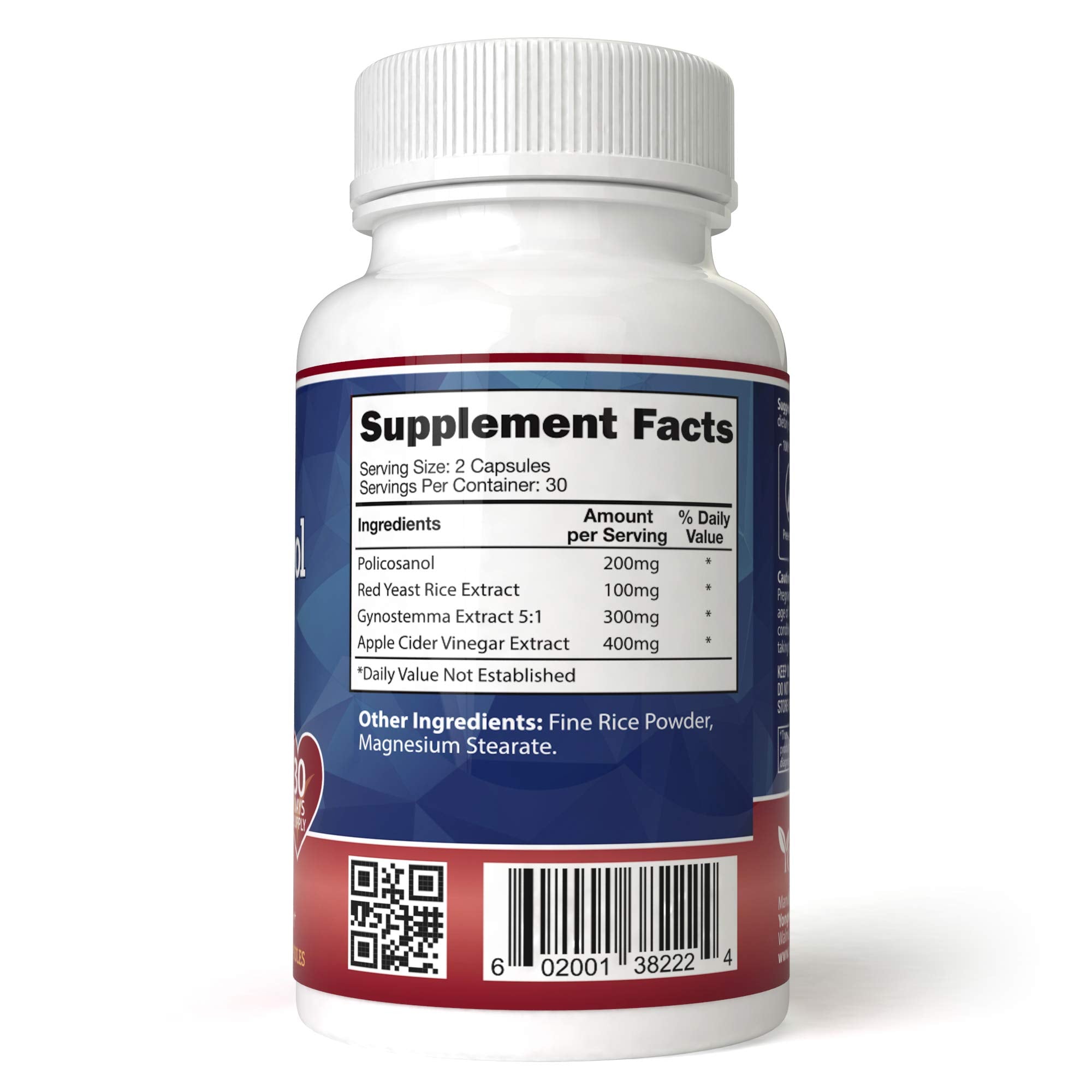 YongWell Total Cholesterol Complex label detail showing dosage.
