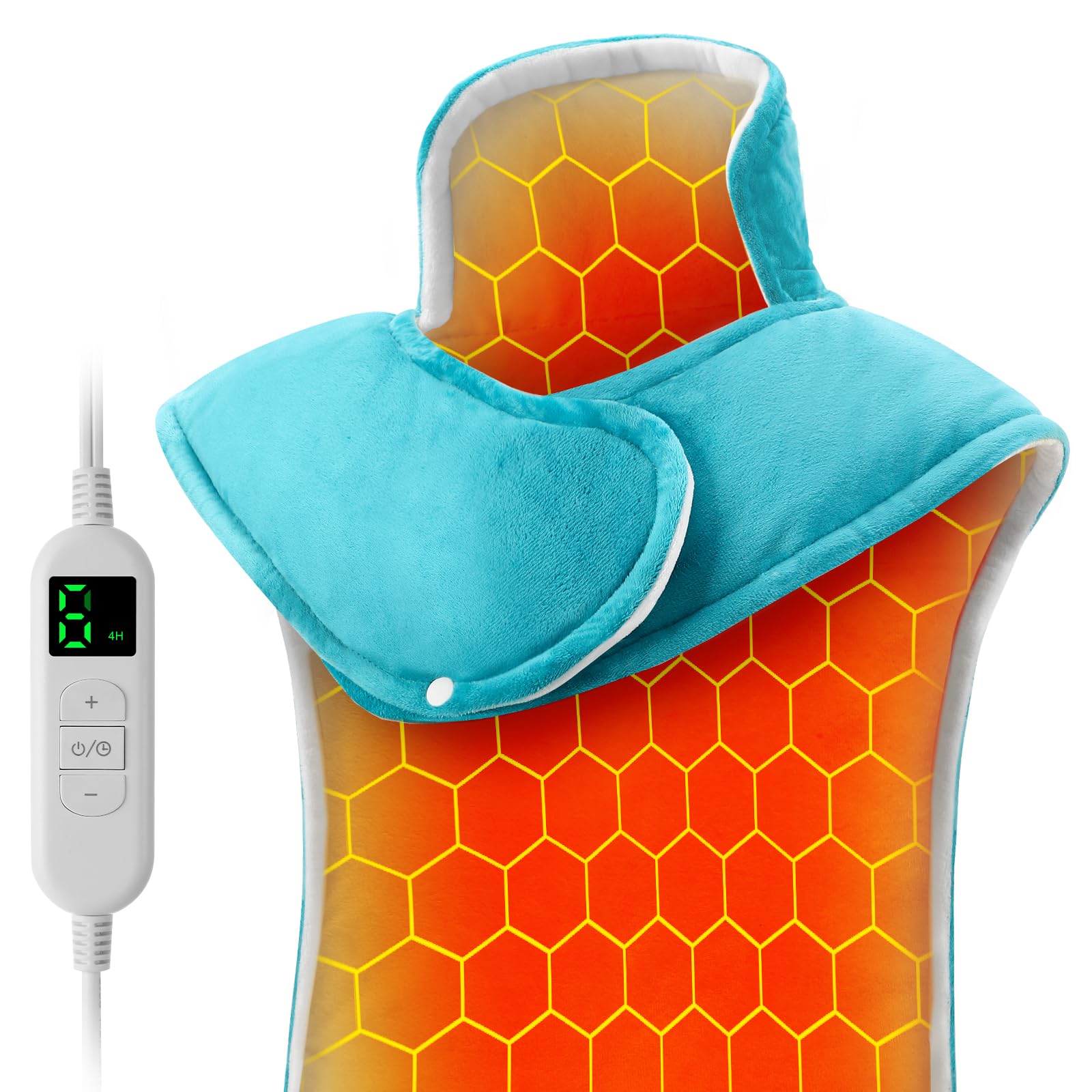 YONJION heating pad neck-shoulders for targeted warmth and relief