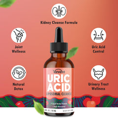 Yonrave Liposomal Uric Acid Drops flavor profile with cranberry and pomegranate.
