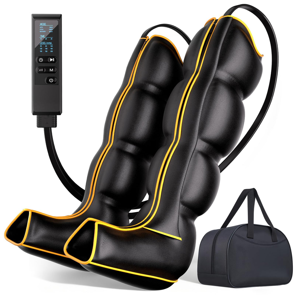 Yopast air compression leg massager foot focus aids circulation and relaxation
