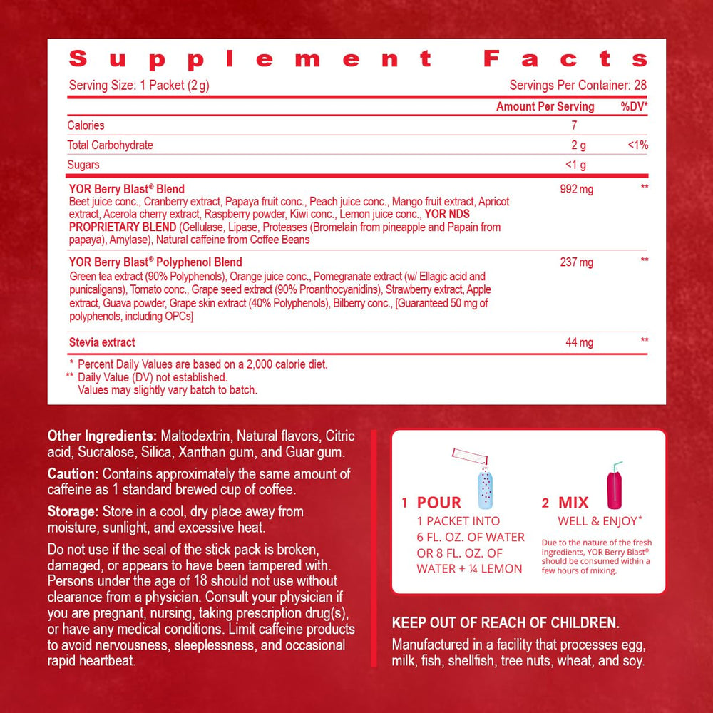 Athlete uses Berry Blast during workout for focus and recovery.
