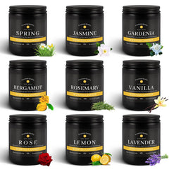 YOROXRG 9Pack Candles jasmine aroma creates a calming atmosphere for unwinding evenings.