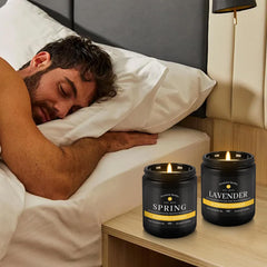 YOROXRG 9Pack Candles rosemary herbal aroma supports a fresh, productive vibe.