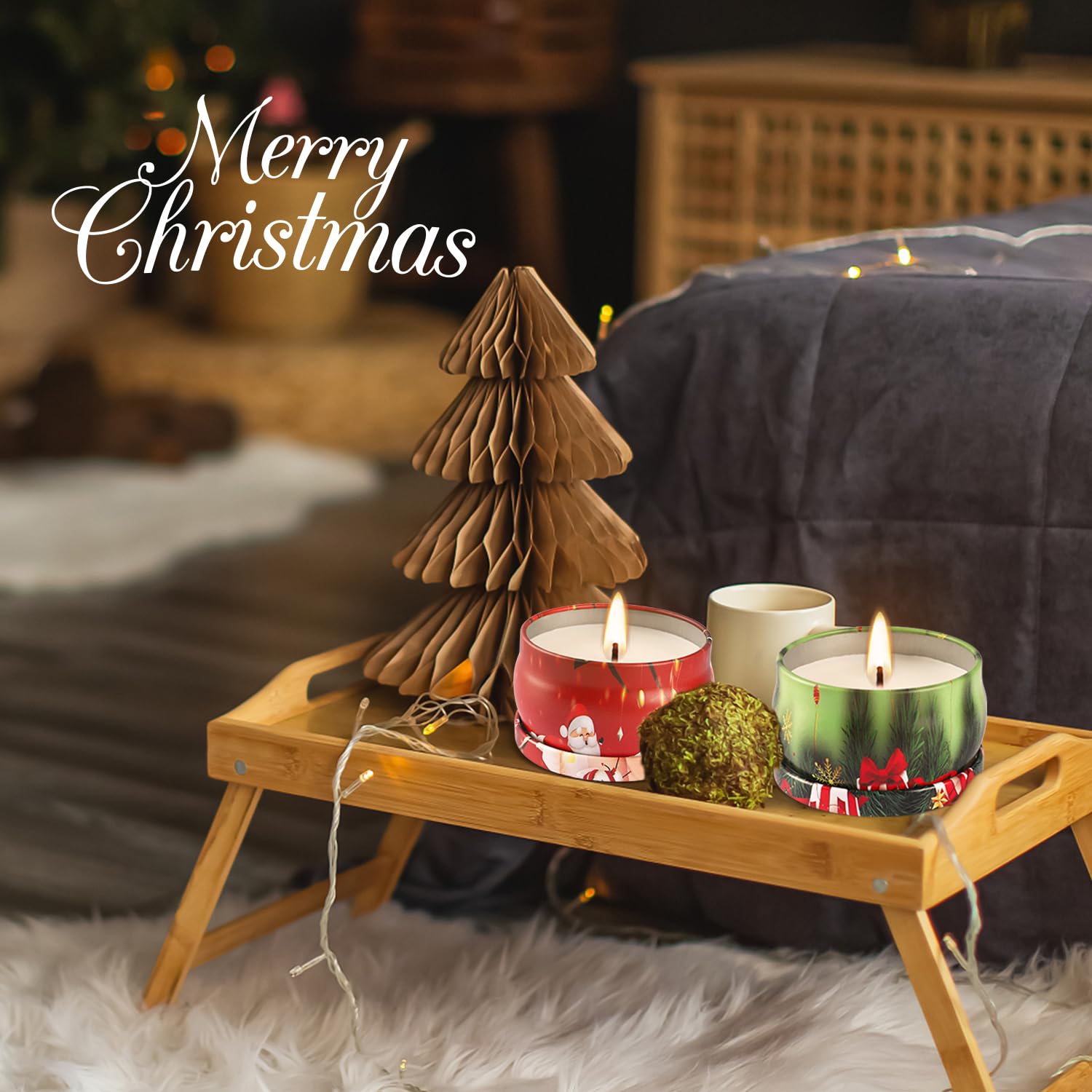 YOROXRG lavender gardenia candle offers calming aroma for relaxation.
