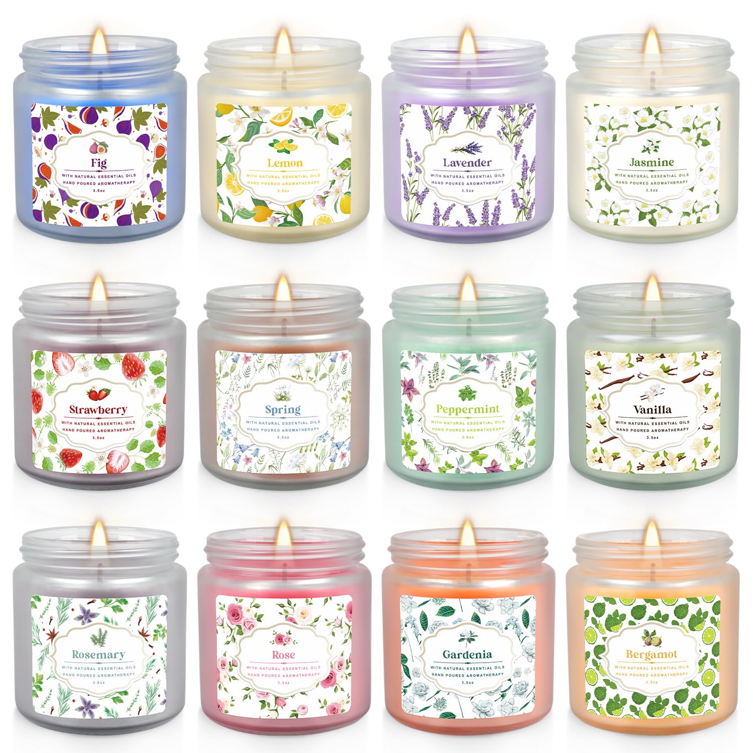 YOROXRG mint candle for a refreshing, calming home ambiance.