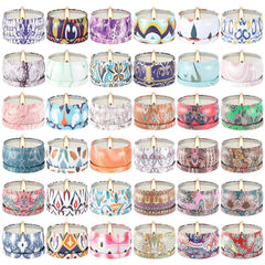 YOROXRG collection featuring 36 fragrances, a colorful display for mood enhancement.