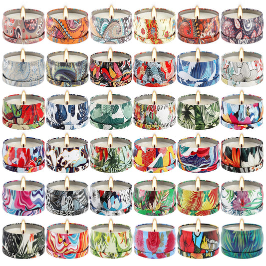 YOROXRG 36-pack travel tins deliver fresh ambience in any room