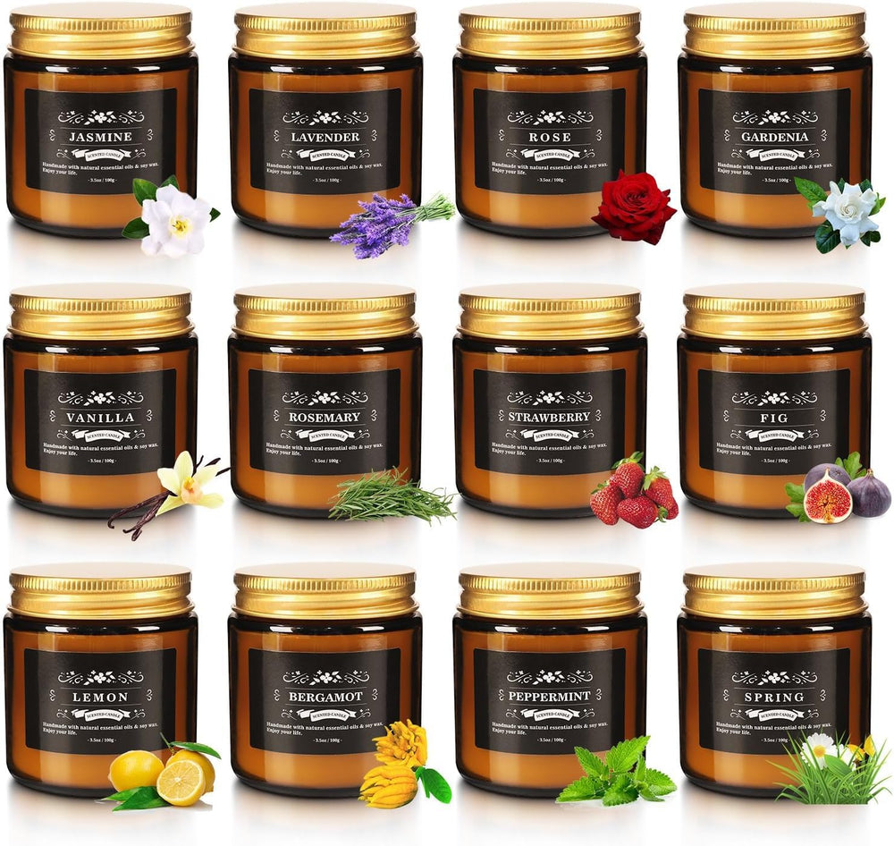 YOROXRG scented candle jasmine for romantic, soothing spaces