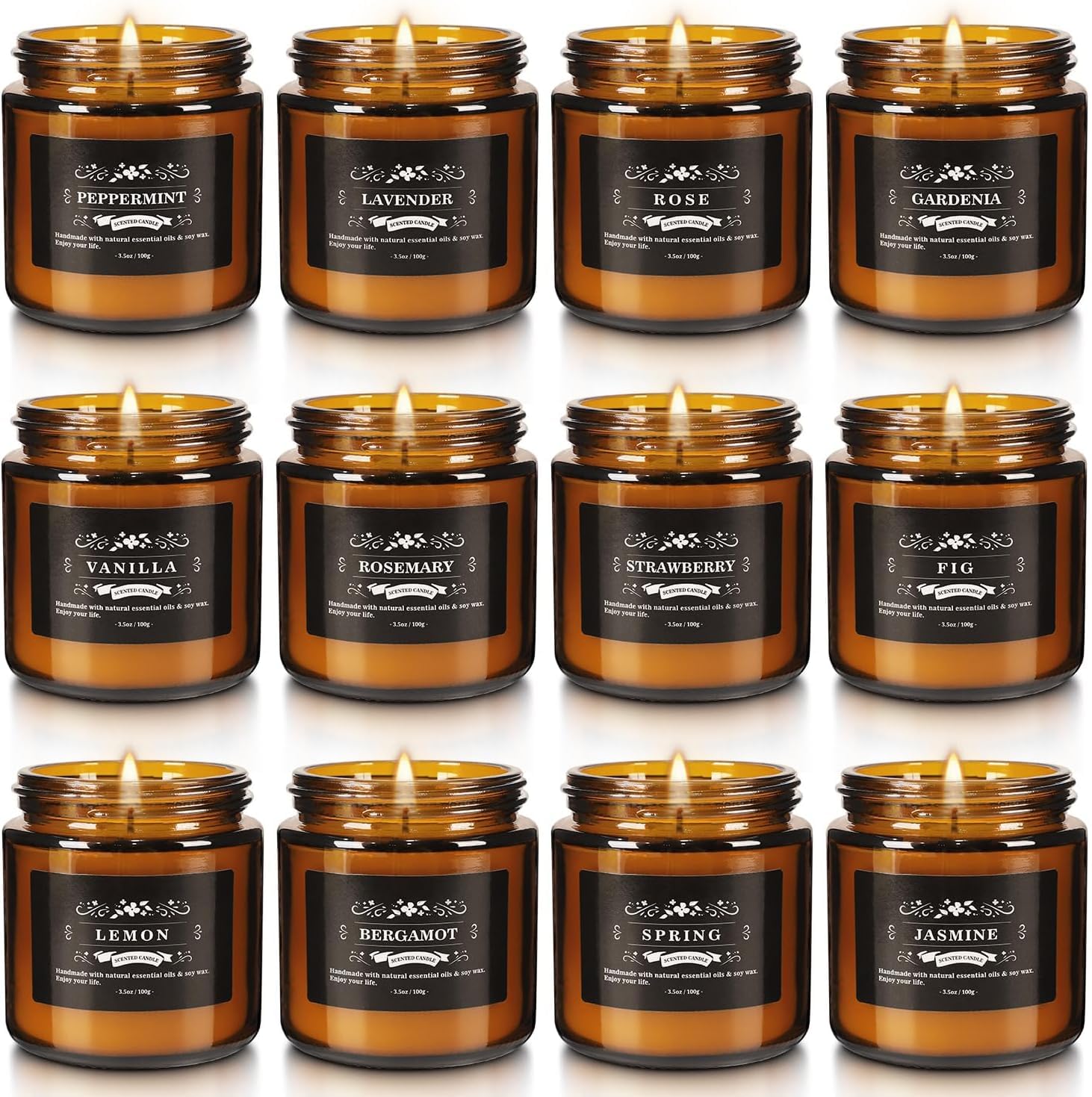 YOROXRG scented candle mint for a fresh, uplifting ambiance