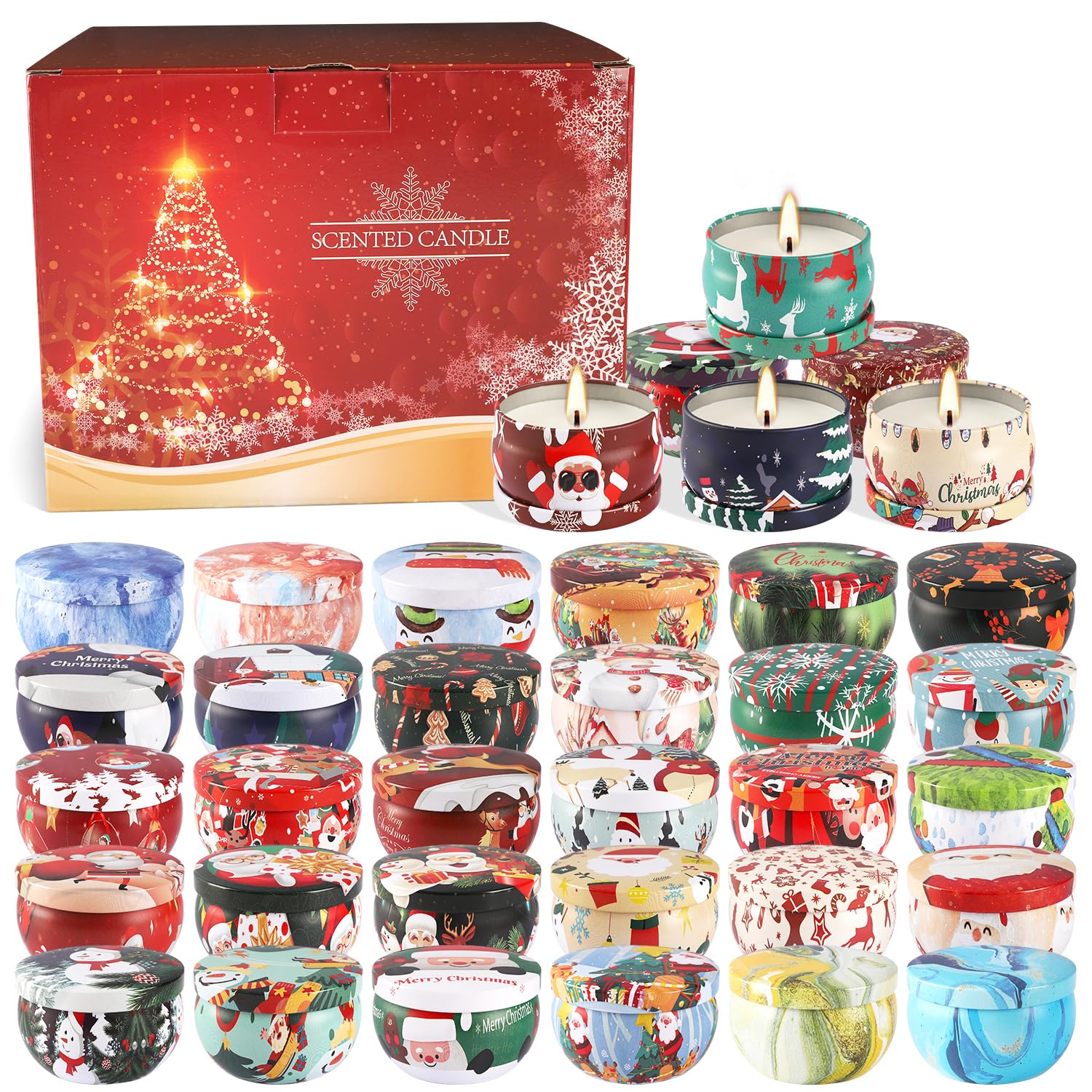 YOROXRG travel tin candles, portable scent for on-the-go moments.