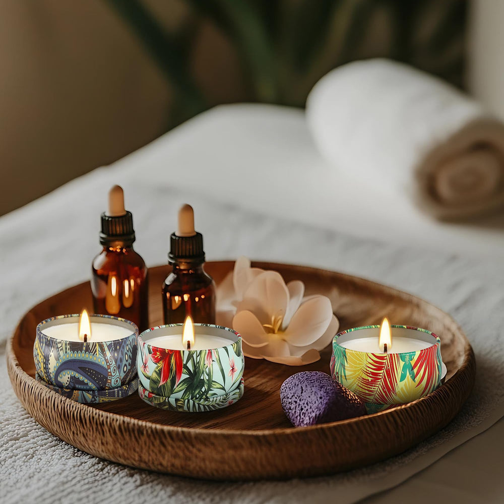 Vanilla peppermint gardenia candles by YOROXRG