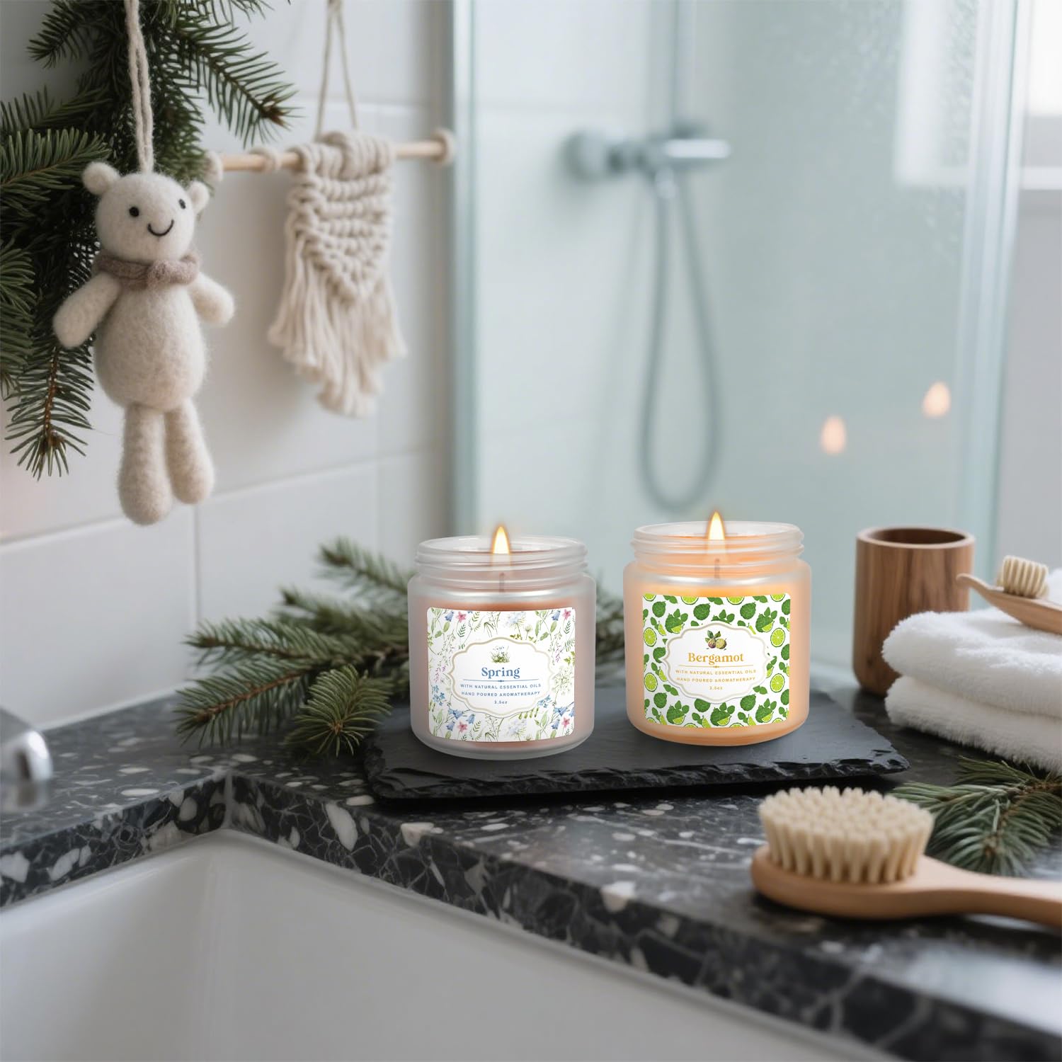 YOROXRG yoga relaxation candle scene for mindful practice