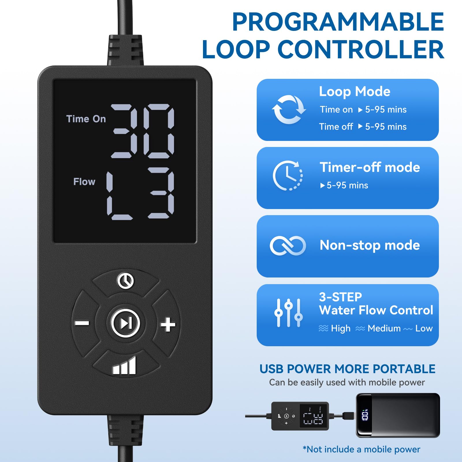 YOTLAN Migraine Relief Cap programmable timer for personalized sessions.