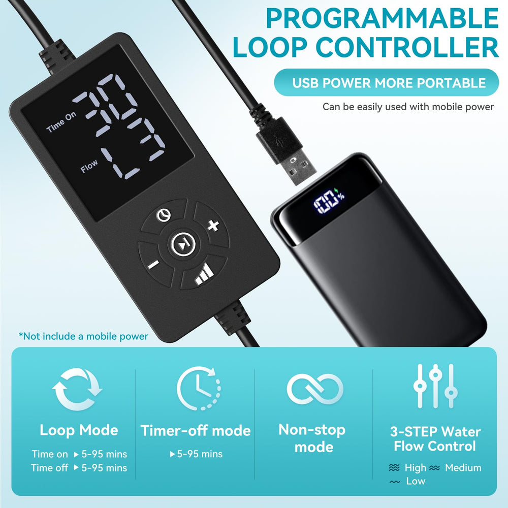 Yotlan programmable therapy timer enables customizable recovery sessions.