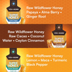 You Again Super Honey packets in a purse pocket show portable energy for busy days