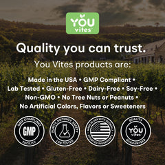 You Vites Threonix packaging and bottle on a clean counter