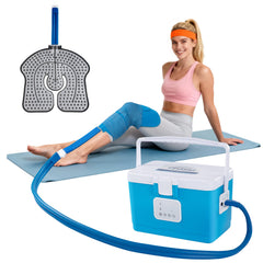 YOUKADA cold therapy machine front view for convenient home recovery and quiet operation.