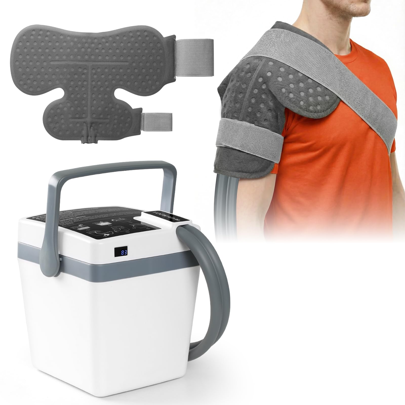 YOUKADA cold therapy shoulder wrap for targeted post-op relief and comfort.