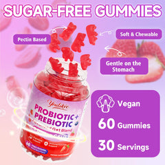 Youlikee gummies with third-party test badge highlighting quality and purity.