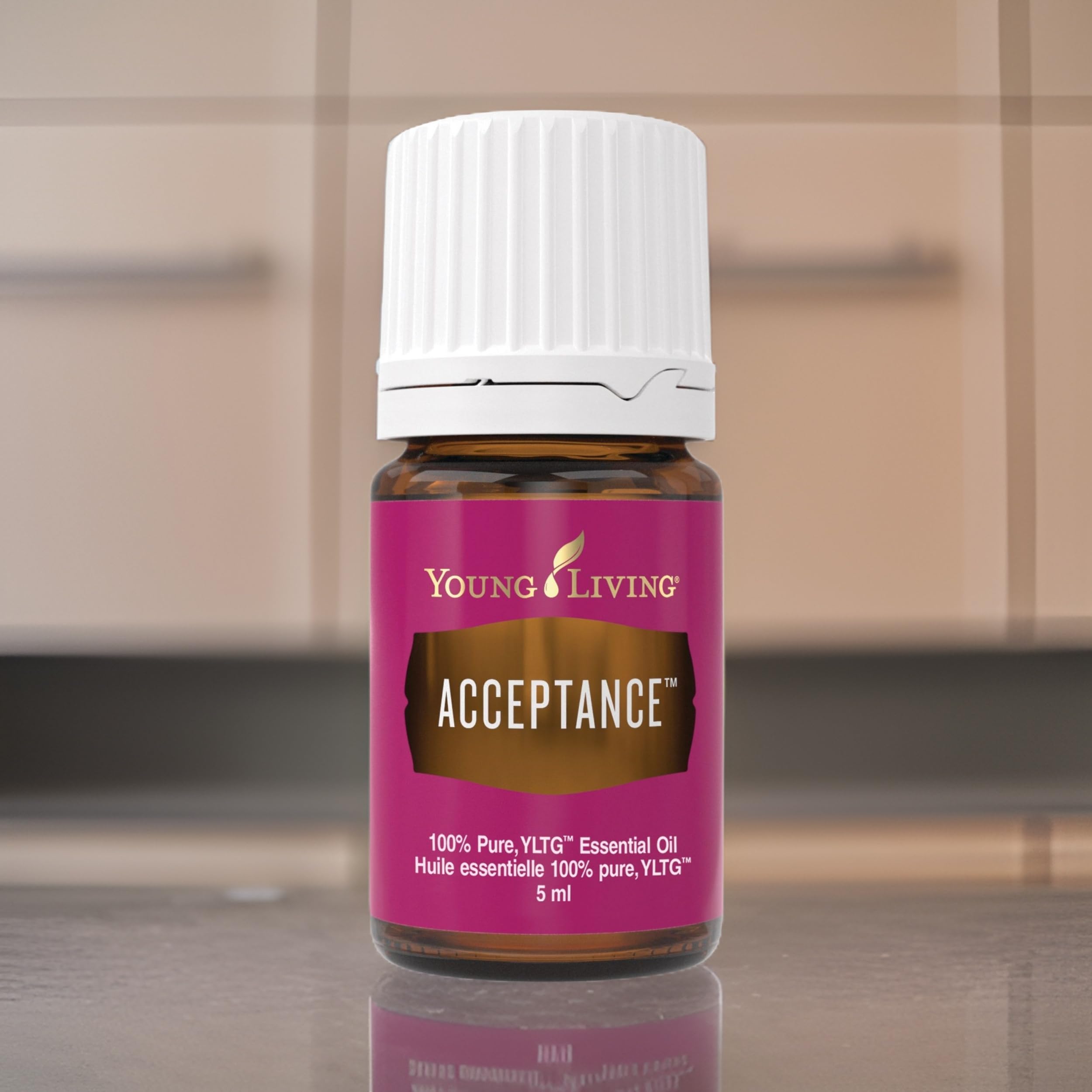 Acceptance scent cloud rising from the bottle