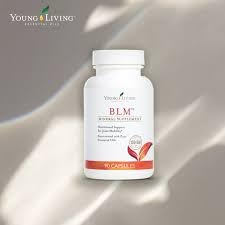 Close-up of BLM capsules highlighting smooth texture for easy daily use.