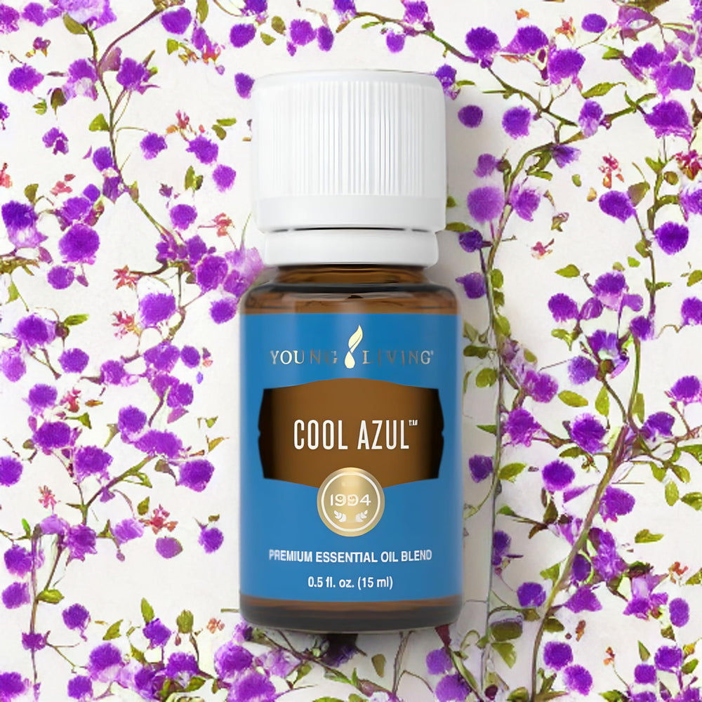 Label and certifications showing vegan, gluten-free, kosher status of Cool Azul.