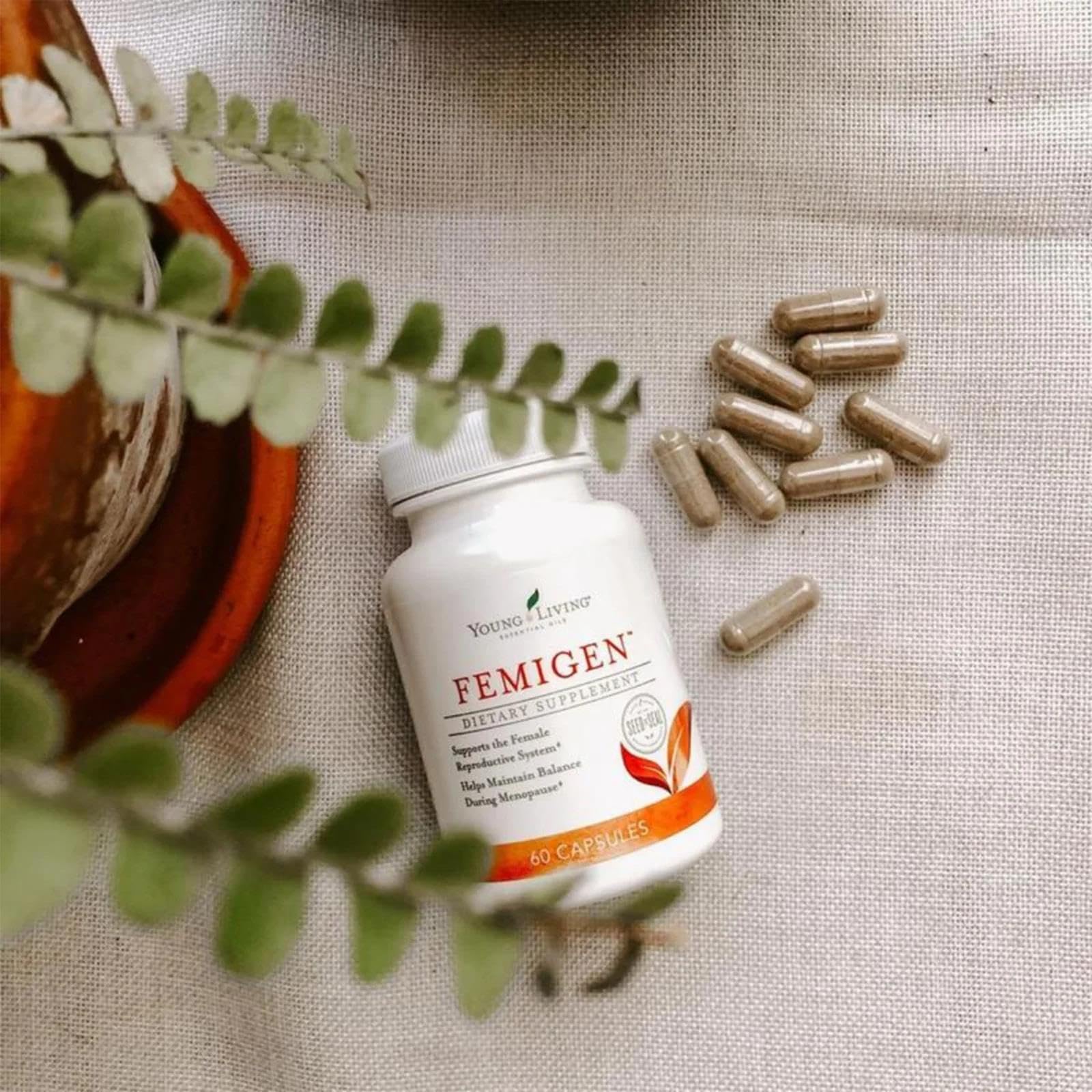 FemiGen two capsules with meals for easy daily dosage.