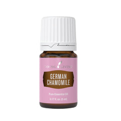 Young Living German Chamomile 5ml bottle for calming aromatherapy at home.