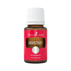 Young Living Grapefruit 15ml bottle with uplifting aroma for diffusers and blends.