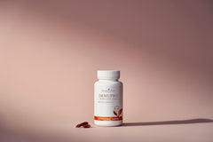 Young Living ImmuPro bottle label closeup highlighting packaging and branding.